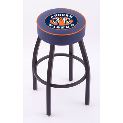 Holland Bar Stool NCAA Single Ring Swivel Barstool with Black Base 
