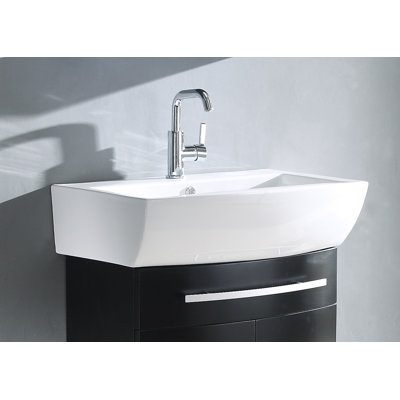 Legion Furniture 27.5" Single Bathroom Vanity Set in Espresso