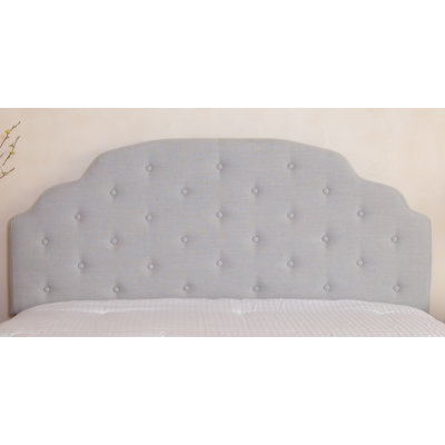 Lyssa Queen/Full Button Tufted Fabric Headboard by Home Loft Concept -image