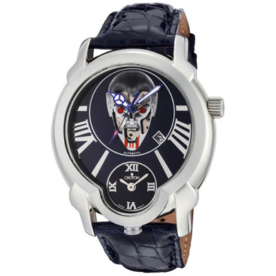 Croton Men's Daredevil Vampire Dial Round Watch