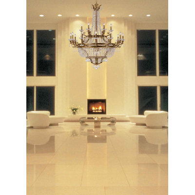 Crystorama Regal 12 Light Hand Polished Chandelier