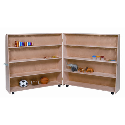Wood Designs 48" Folding Double Sided Book Display