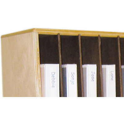 Wood Designs Tip-Me-Not Portfolio Storage Unit