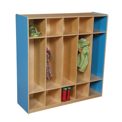 Wood Designs Five Section Locker