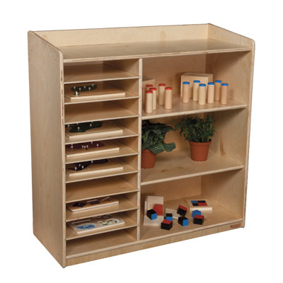 Wood Designs Natural Environment Sensorial Discovery Shelving Unit