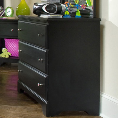 Midnight 3 Drawer Dresser by Carolina Furniture Works, Inc. -image