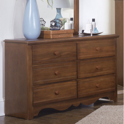 Crossroads 6 Drawer Dresser by Carolina Furniture Works, Inc. -image