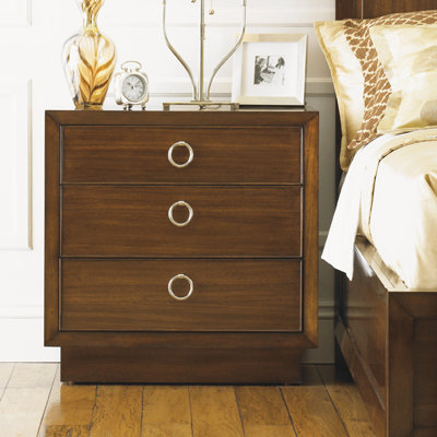 Mirage 3 Drawer Nightstand by Lexington -image