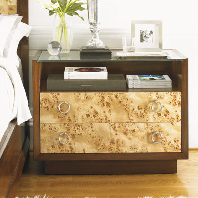 Mirage 2 Drawer Nightstand by Lexington -image