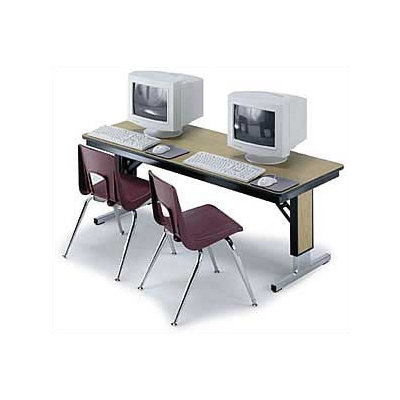 Midwest Folding Products 36" x 96" TLA Series Adjustable Height Conference Folding Table