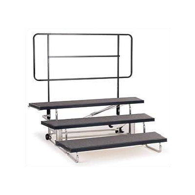 Midwest Folding Products Backrail for 48" Transfold Choral Riser