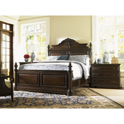 Island Traditions Amherst Carved Panel Bedroom Collection by Tommy Bahama Home -image