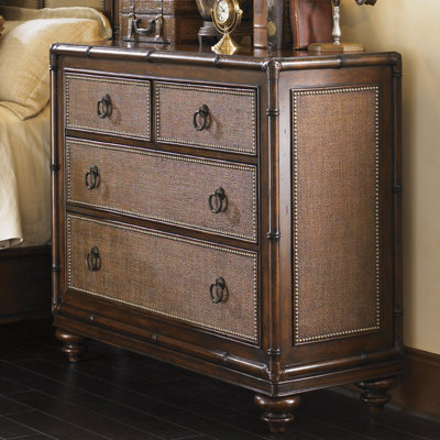 Landara Serafina 4 Drawer Bachelor's Chest by Tommy Bahama Home -image