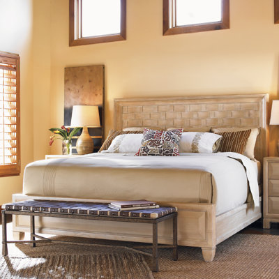 Road to Canberra New Caledonia Panel Bed by Tommy Bahama Home -image