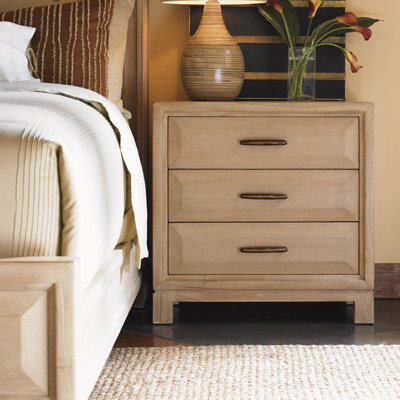 Road to Canberra Ashmore 3 Drawer Nightstand by Tommy Bahama Home -image