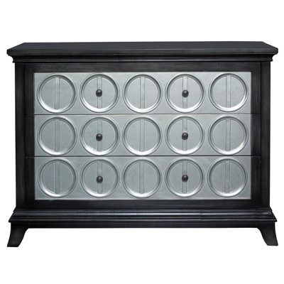 Click To Image : 3 Drawer Chest with Circles by HGTV Home Now