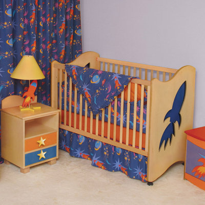 Star Rocket 2-in-1 Convertible Crib