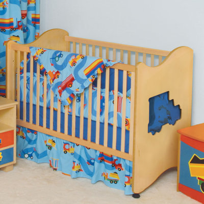 Boys Like Trucks 3-in-1 Convertible Crib