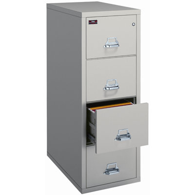 Fire King 2-Hour Rated Four-Drawer Vertical Legal File