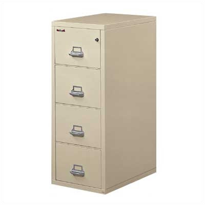 Fire King Four-Drawer Vertical Legal File