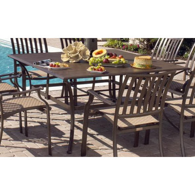 Panama Jack Outdoor Island Breeze Square Dining Table