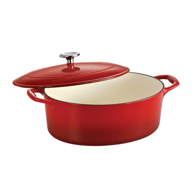 Tramontina Gourmet Tramontina Gourmet Enameled Cast Iron 5.5 Qt Covered Oval Dutch Oven Gradated