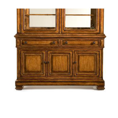 Legacy Classic Furniture Larkspur China Cabinet in Distressed Burnished Caramel