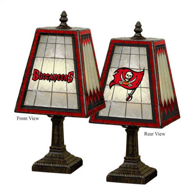 The Memory Company NFL 14" Art Glass Table Lamp