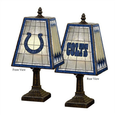 The Memory Company NFL 14" Art Glass Table Lamp