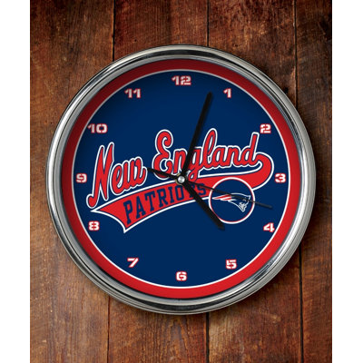 The Memory Company NFL Chrome Clock