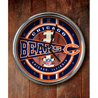 The Memory Company NFL Chrome Clock