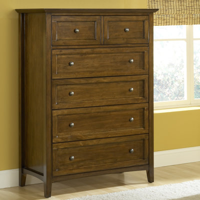 Paragon 5 Drawer Standard Chest by Modus Furniture -image
