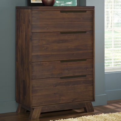 Portland 4 Drawer Secretary Chest by Modus Furniture -image
