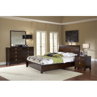 Modus Furniture Veneto Storage Panel Bed