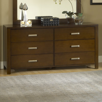 Click To Image : Riva 6 Drawer Standard Dresser by Modus Furniture Now