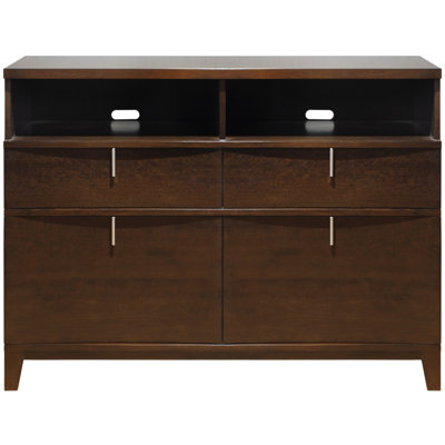 Legend Wood 2 Drawer 2 Door Media Chest by Modus Furniture -image