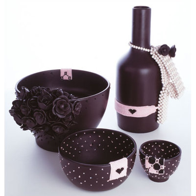 Artecnica Beads and Pieces Ceramic Bottle