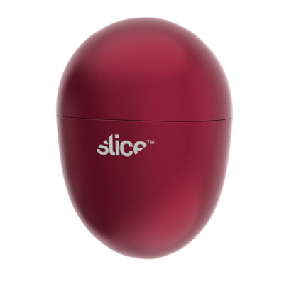 Slice Slanted-Tip Red Tweezers and Cosmetic Sharpener