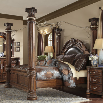 Click To Image : Monte Carlo II Four Poster Bedroom Collection by Michael Amini Now