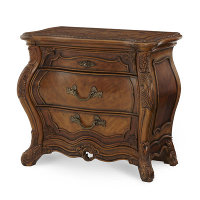 Palais Royale 3 Drawer Nightstand by Michael Amini -image