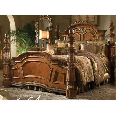 Villa Valencia Four Poster Bed by Michael Amini -image