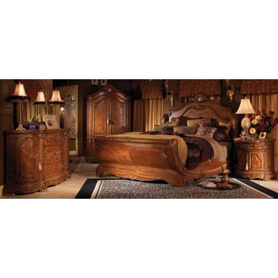 Cortina Sleigh Bedroom Collection by Michael Amini -image