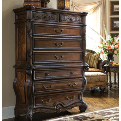 Click To Image : Essex Manor Gentleman's Chest in Deep English Tea by Michael Amini Now