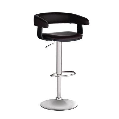 Sunpan Modern Sergio Faux Leather Adjustable Barstool