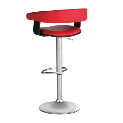 Sunpan Modern Sergio Faux Leather Adjustable Barstool
