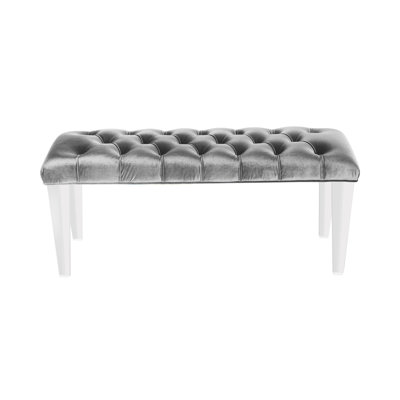 Sunpan Modern Glamour Faux Velvet Bench