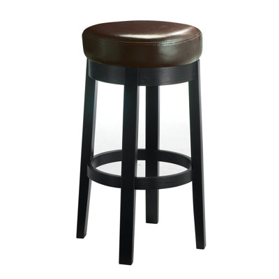 Sunpan Modern Cedric Bonded Leather Swivel Stool