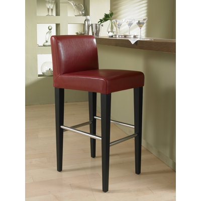 Sunpan Modern Oriana Bonded Leather Stool