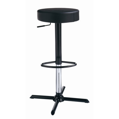 Sunpan Modern Franco Faux Leather Adjustable Barstool