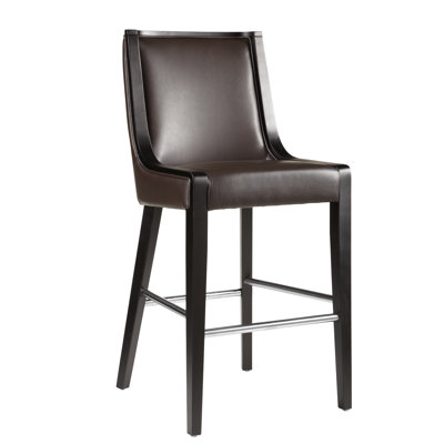Sunpan Modern Newport Bonded Leather Stool